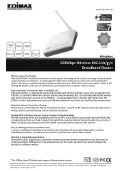 Edimax BR-6228nC Datasheet