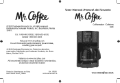 Mr. Coffee BVMC-EHX33 User Manual