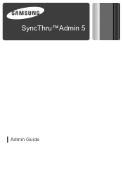 Samsung SCX 6320F SyncThru 5.0 Guide (ENGLISH)