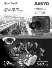 Sanyo VCC-5884E Brochure