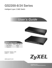 ZyXEL GS2200-24P User Guide