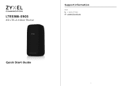 ZyXEL LTE5388-S905 Quick Start Guide