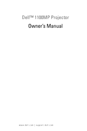 Dell 1100MP Owner's Manual
