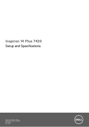 Dell Inspiron 14 Plus 7420 Setup and Specifications