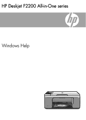 HP Deskjet F2200 Full User Guide