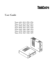Lenovo ThinkCentre A60 User Manual