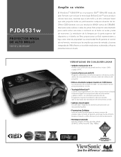 ViewSonic PJD6531w PJD6531w Datasheet Low Res (Spanish/Español)