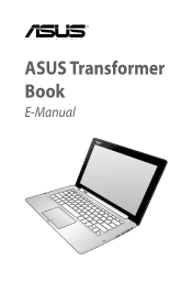Asus ASUS Transformer Book TX300 User's Manual for English Edition