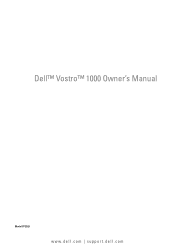 Dell Vostro 1000 Owner's Manual