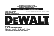 Dewalt DCP580B Instruction Manual