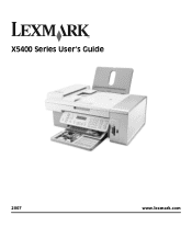 Lexmark X5490 User's Guide