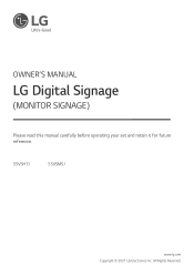 LG 55VSM5J-H Owners Manual