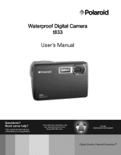 Polaroid T833 User Manual