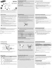 Samsung HM-1900 User Manual Ver.1.0 (Spanish(north America))