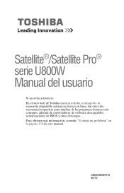 Toshiba Satellite U845W-SP4260SM User Guide