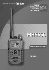 Uniden MHS550 Spanish Owners Manual