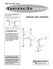 Weslo Bench 200 Spanish Manual
