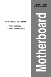 Asus P8H61-M LX3 PLUS R2.0 P8H61-M LX3 PLUS R2.0 User's Manual