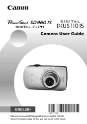Canon SD960 PowerShot SD960 IS / DIGITAL IXUS 110 IS Camera User Guide
