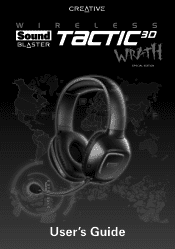 Creative Sound Blaster Tactic3D Wrath Wireless SB Tactic3D Wrath User Guide EN