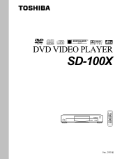 Toshiba SD-100XS Owners Manual