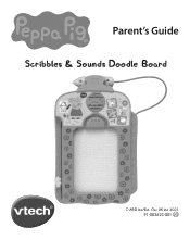 Vtech Peppa Pig Scribbles & Sounds Doodle Board User Manual