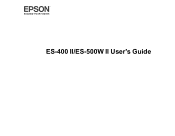Epson WorkForce ES-500W II Users Guide