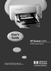 HP 1120c HP DeskJet 1120C Professional Series - (English) User's Guide
