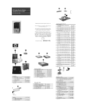 HP dx2480 Illustrated Parts & Service Map: HP Compaq dx2480 Business Desktop Microtower Model
