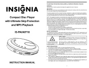 Insignia IS-PA040718 User Manual (English)