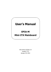 Via EPIA-M10000G User Manual