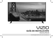 Vizio E48u-D0 Quickstart Guide Spanish