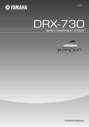 Yamaha DRX-730 Owners Manual