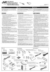 JVC KD-AV7010 Installation Manual