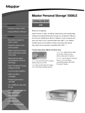 Seagate Personal Storage 5000LE Product Information