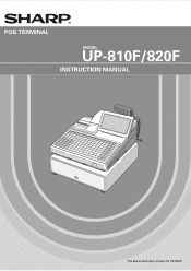 Sharp UP-810F UP-810F | UP-820F Operation Manual