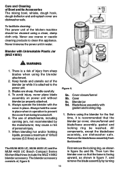 Bosch MUM4405UC Use & Care Manual
