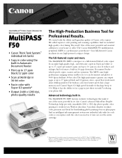 Canon MultiPASS F50 MPF50_spec.pdf