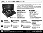 EVGA GeForce GTX 465 SuperClocked PDF Spec Sheet