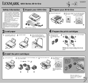 Lexmark P6210 Setup Sheet
