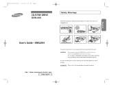 Samsung SCW-230 User Manual (user Manual) (ver.1.0) (English)