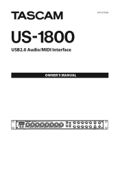 TEAC US-1800 US-1800 owners manual