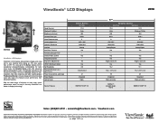 ViewSonic VA903B LCD Product Comparison Guide
