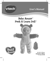 Vtech Baby Amaze Peek & Learn Doll User Manual