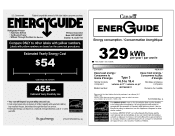 Whirlpool WRT348FMEW Energy Guide