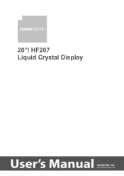 Hannspree HF207HP User Manual