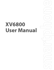 HTC Verizon Wireless XV6800 User Manual