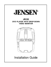 Jensen JN102 Installation Guide