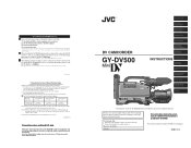 JVC GY-DV500E Instruction Manual