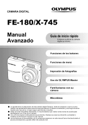 Olympus FE 180 FE-180 Manual Avanzado (Español)